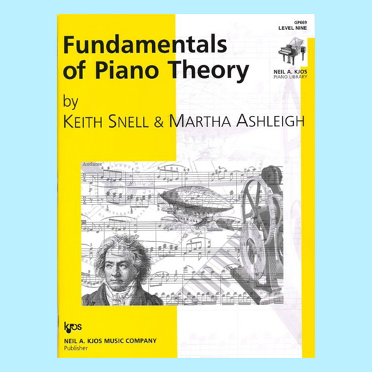 Fundamentals Of Piano Theory - Level 9 Book