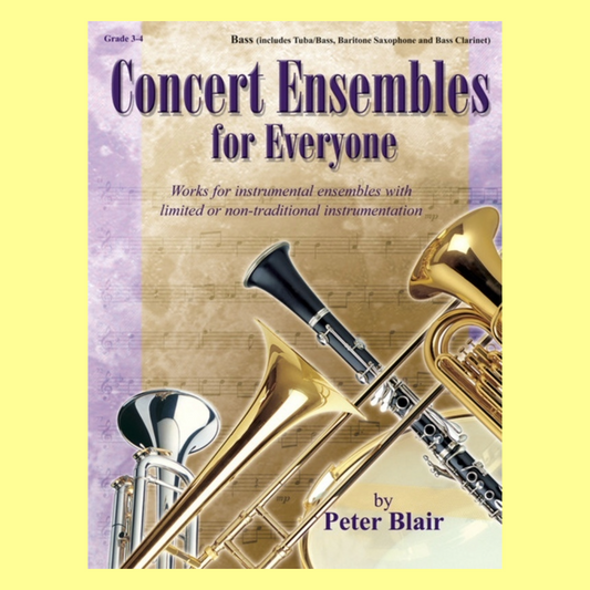Concert Ensembles For Everyone - Bass Book