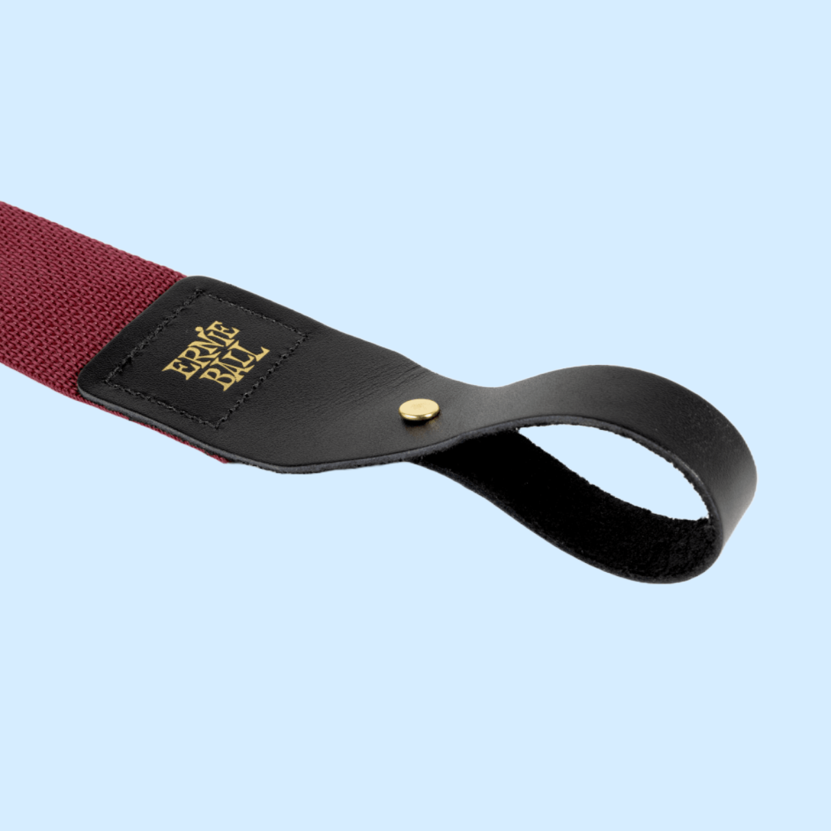 Ernie Ball Polypro Acoustic Guitar Strap - Burgundy