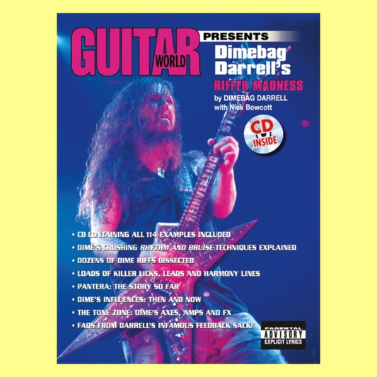 Guitar World - Dimebag Darrells Riffer Madness Book/Cd