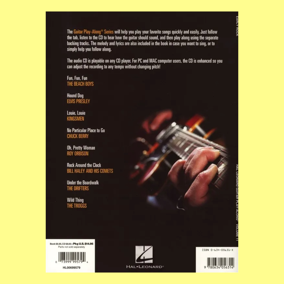 Early Rock Guitar Play Along Volume 11 Book/Ola