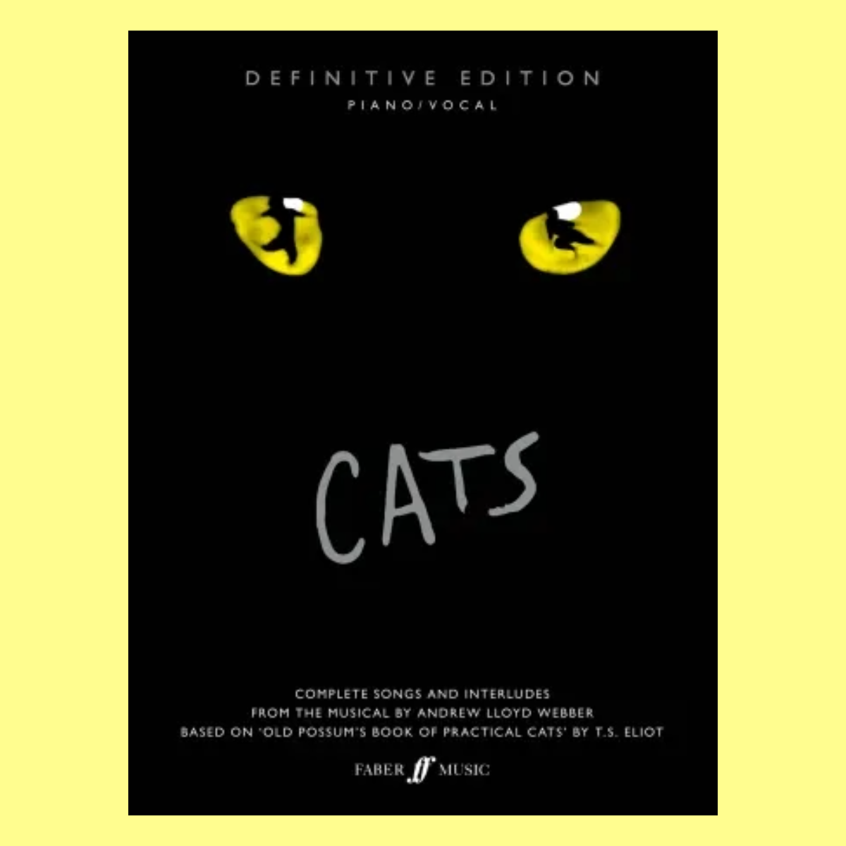 Cats - Definitive Edition Piano/Vocal Book