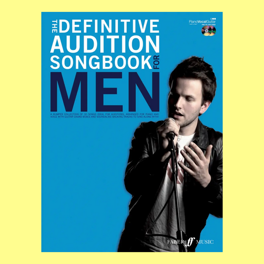 Definitive Audition Songbook Men's Edition Book/Audio (Piano/Vocal/Guitar)
