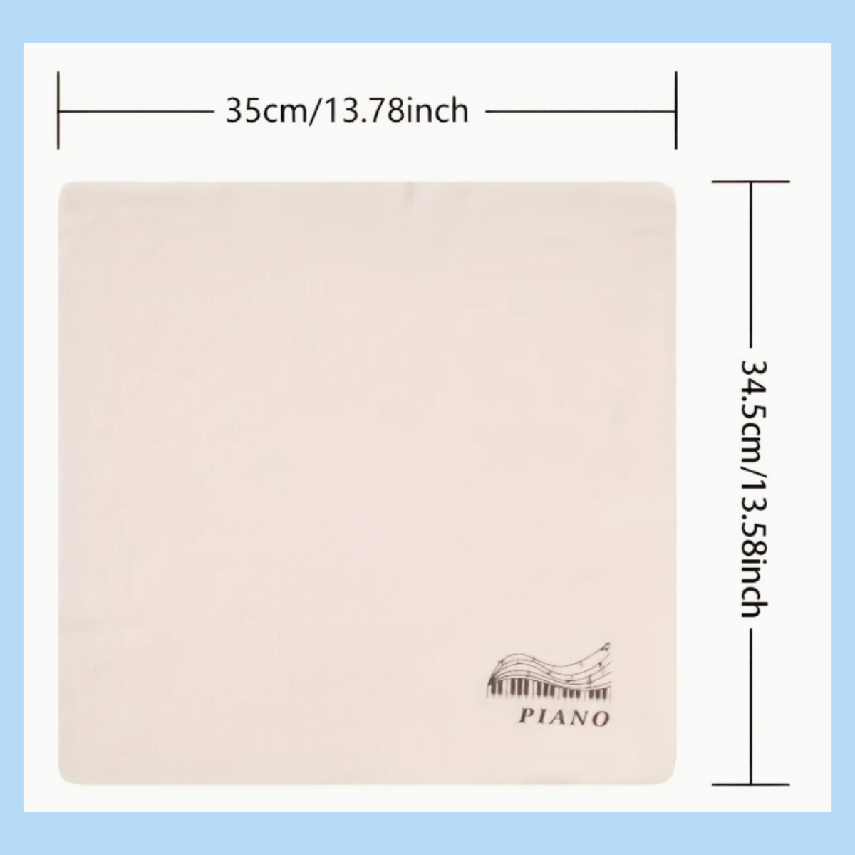 Piano Polishing Microfibre Cloth (Large)