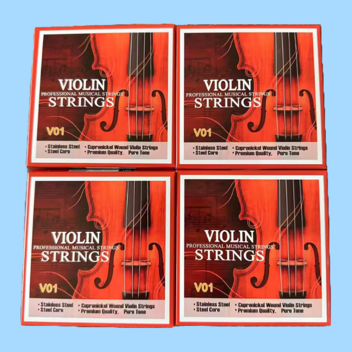 V01 - Student Violin Steelcore String Set (Practice/Rehearsal Set)