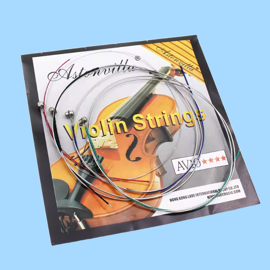 Astonvilla AV10 - Student 4/4 Violin Steel Core Violin Strings Set (Practice/Rehearsal Set)