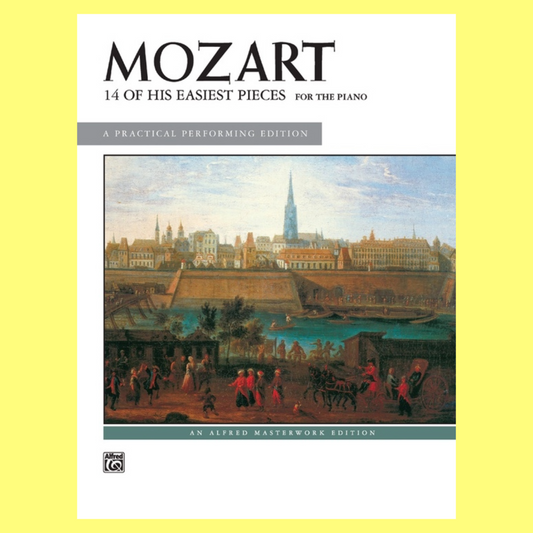 Mozart - 14 Of His Easiest Piano Pieces Book