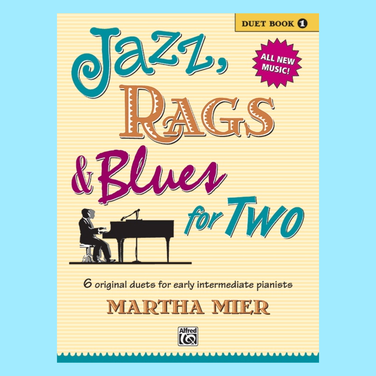 Jazz Rags & Blues For Two Book 1 (Piano Duet)