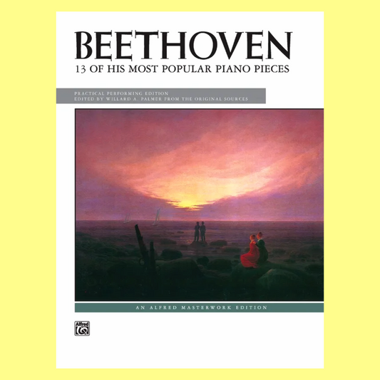 Beethoven - 13 Of His Most Popular Piano Pieces Book