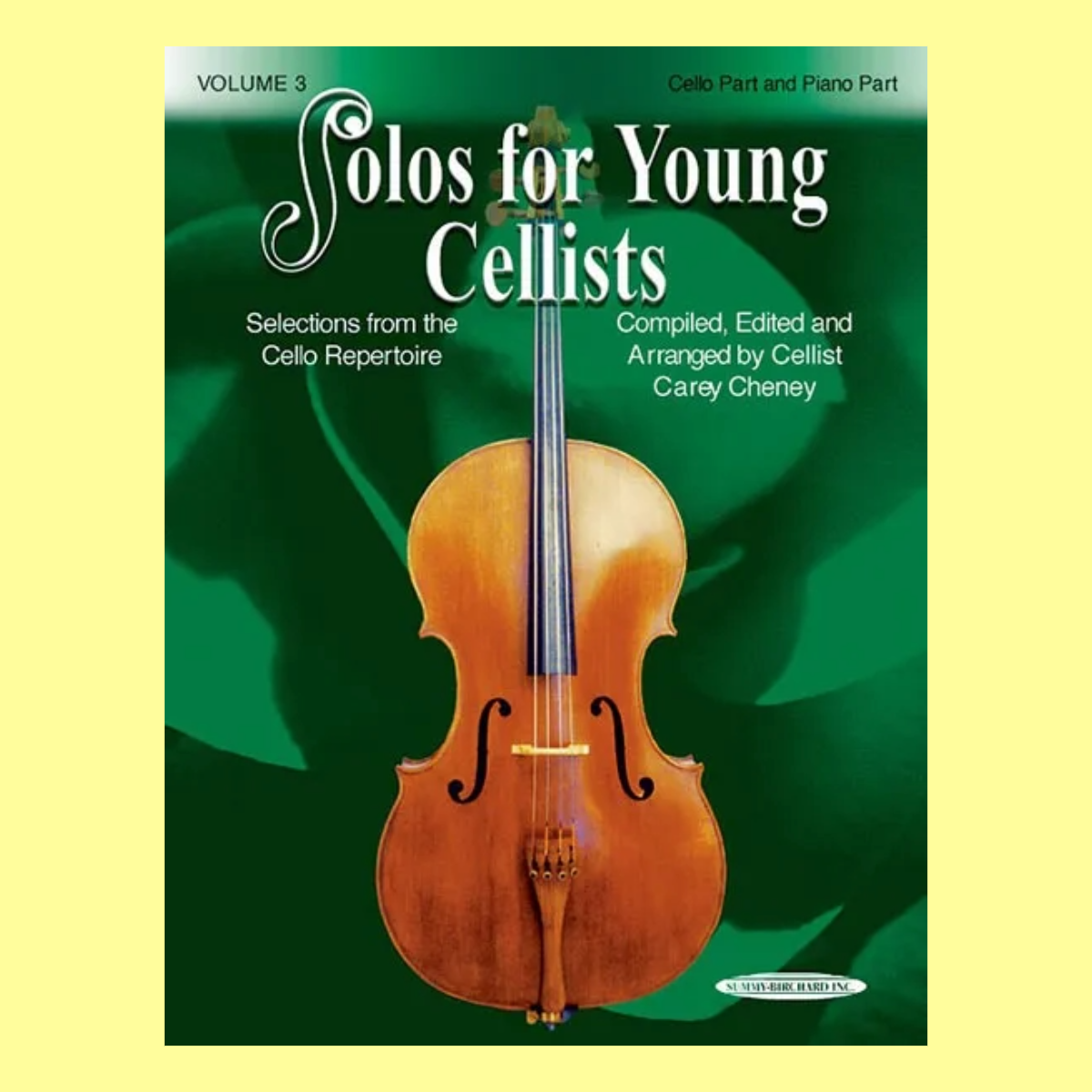 Solos For Young Cellists Volume 3 - Cello with Piano Accompaniment Book