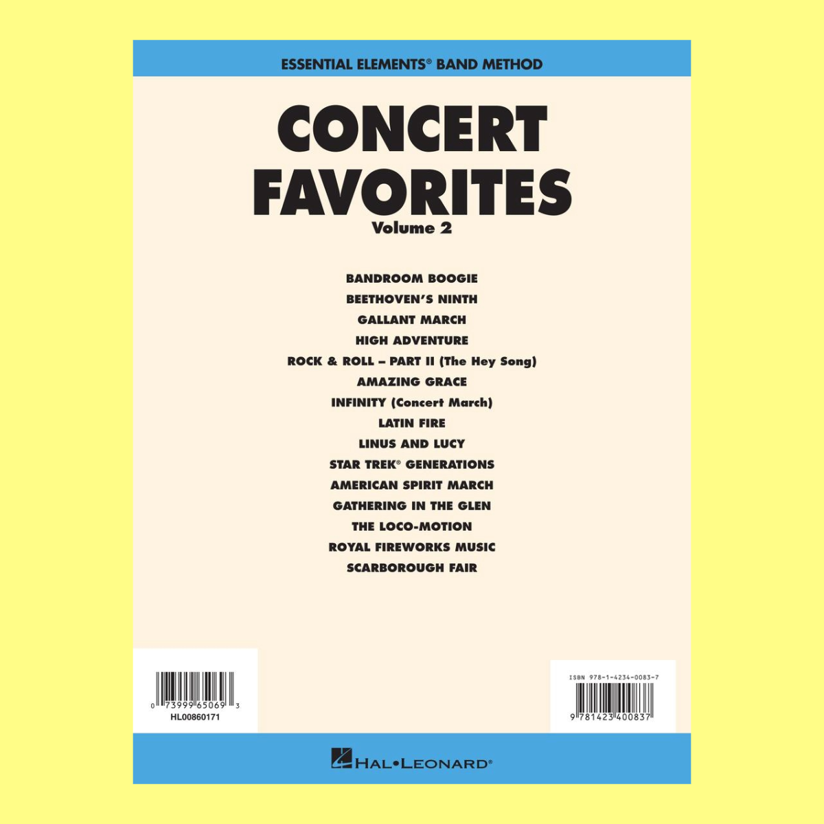 Essential Elements - Concert Favorites Volume 2 - French Horn Book