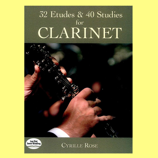 Cyrille Rose: 32 Etudes & 40 Studies for Clarinet Book