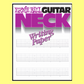 Ernie Ball Guitar Neck Writing Paper