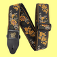 Ernie Ball Classic Jacquard Guitar/Bass Strap - Tangerine Blossom