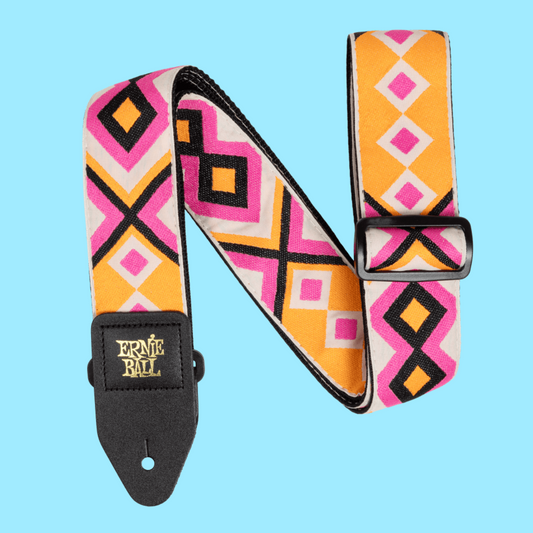 Ernie Ball Classic Jacquard Guitar/Bass Strap - Electric Diamond