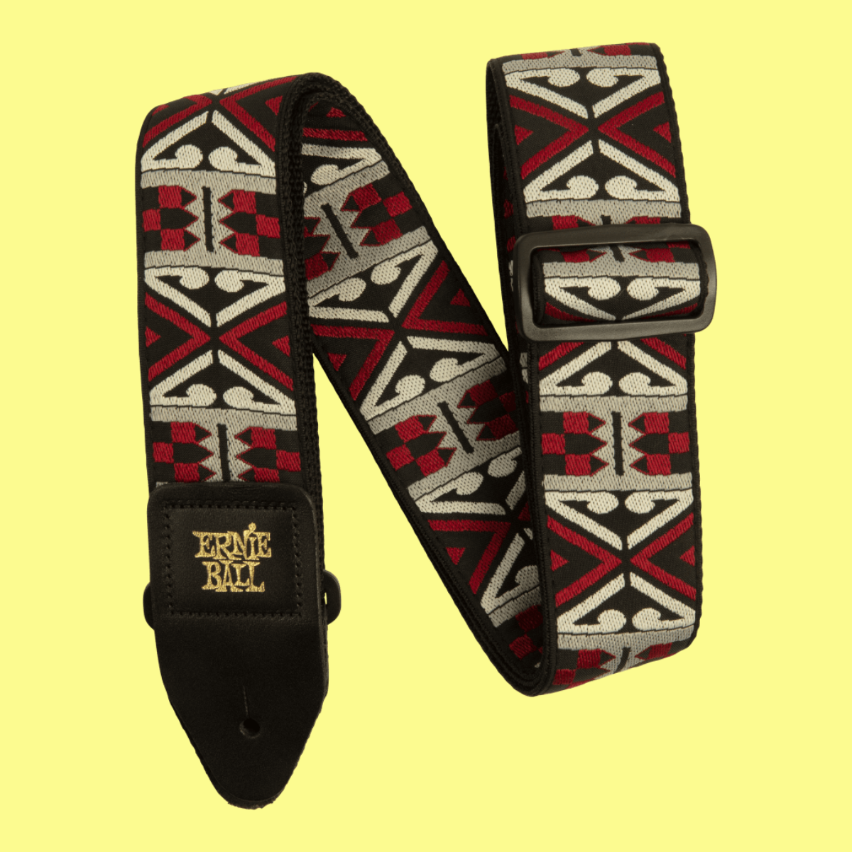 Ernie Ball Classic Jacquard Guitar/Bass Strap - Primal Red
