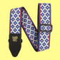 Ernie Ball Classic Jacquard Guitar/Bass Strap - Blue Crux