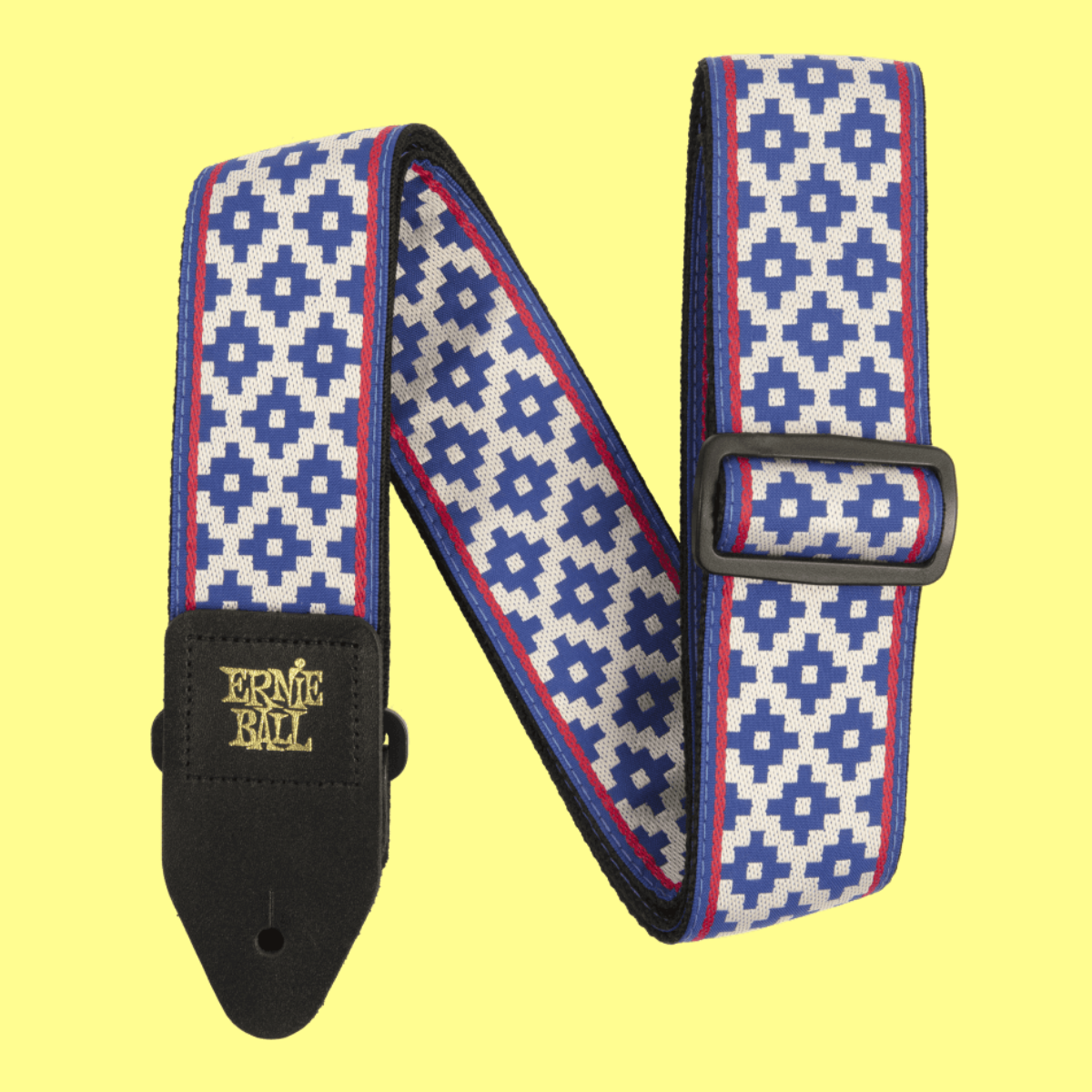 Ernie Ball Classic Jacquard Guitar/Bass Strap - Blue Crux