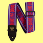 Ernie Ball Classic Jacquard Guitar/Bass Strap - Royal Flush Red
