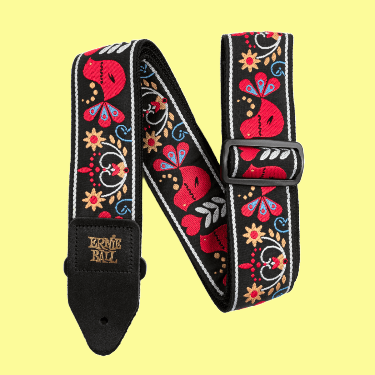 Ernie Ball Classic Jacquard Guitar/Bass Strap - Redbird Rising