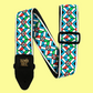 Ernie Ball Classic Jacquard Guitar/Bass Strap - Kaleidoscope Blue