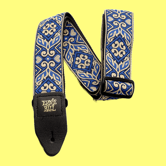 Ernie Ball Classic Jacquard Guitar/Bass Strap - Tribal Blue