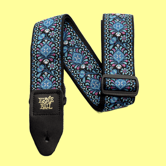 Ernie Ball Classic Jacquard Guitar/Bass Strap - Indigo Orchid