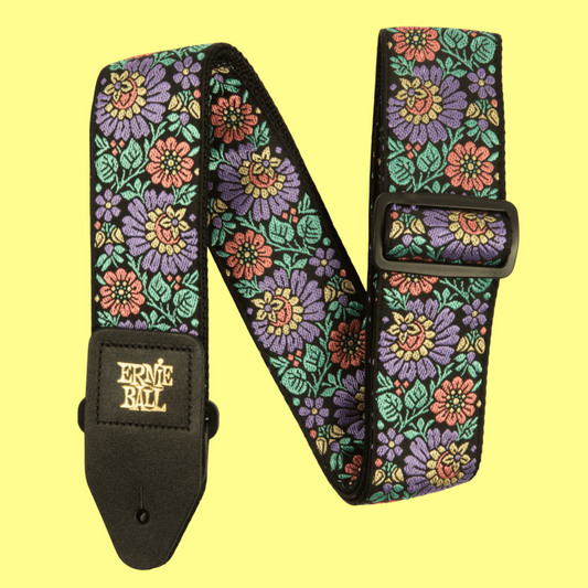 Ernie Ball Classic Jacquard Guitar/Bass Strap - Evening Bloom