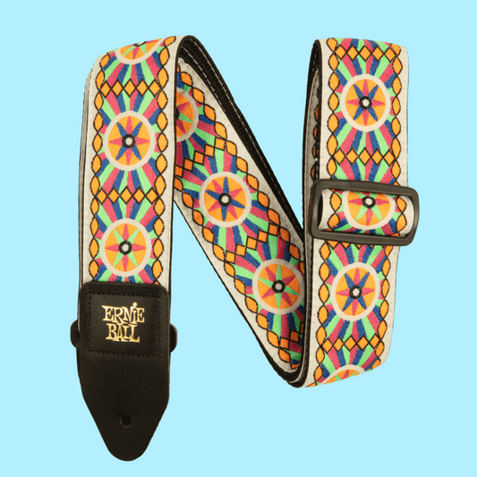Ernie Ball Classic Jacquard Guitar/Bass Strap - Candy Sun