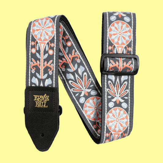 Ernie Ball Classic Jacquard Guitar/Bass Strap - Tangerine Nightmist