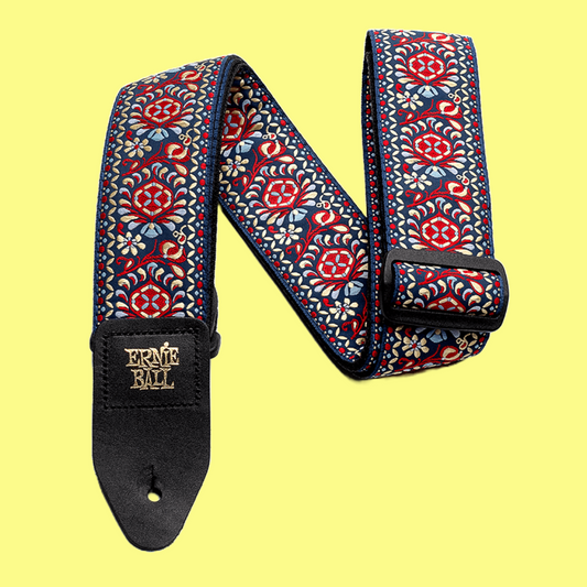 Ernie Ball Classic Jacquard Guitar/Bass Strap - Royal Bloom