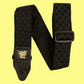 Ernie Ball Classic Jacquard Guitar/Bass Strap - Black Checkers