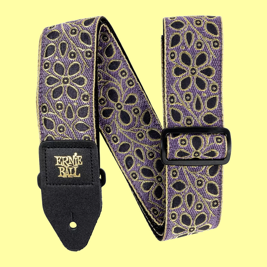 Ernie Ball Classic Jacquard Guitar/Bass Strap - Jasmine & Juice