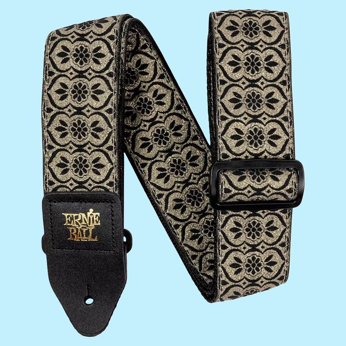 Ernie Ball Classic Jacquard Guitar/Bass Strap - Golden Garden