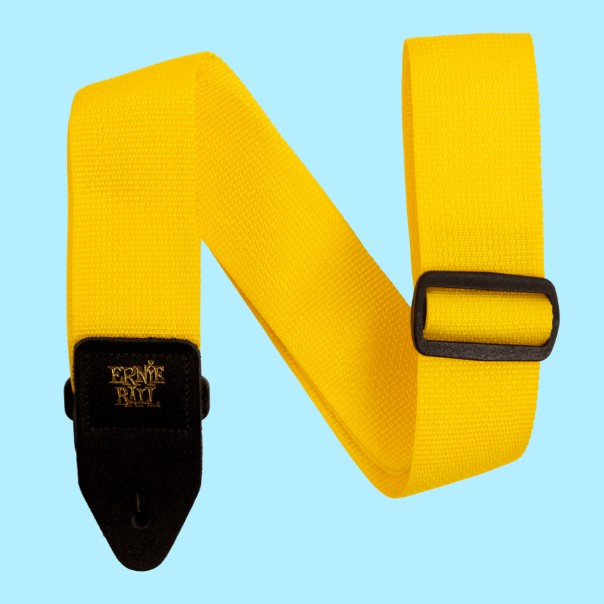 Ernie Ball Polypro  Guitar/Bass Strap - Yellow & Black