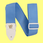Ernie Ball Polypro  Guitar/Bass Strap - Soft Blue & White
