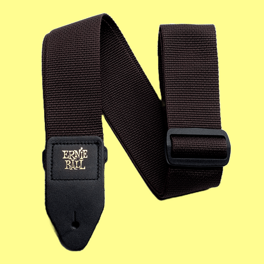 Ernie Ball Polypro Guitar/Bass Strap - Brown