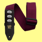 Ernie Ball Pickholder Polypro  Strap - Burgundy