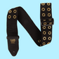 Ernie Ball Premium Poly Guitar/Bass Strap - Hole Lotta Metal - Gold