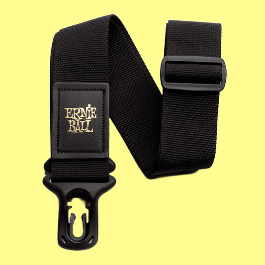 Ernie Ball Polylock Guitar/Bass Strap - Black