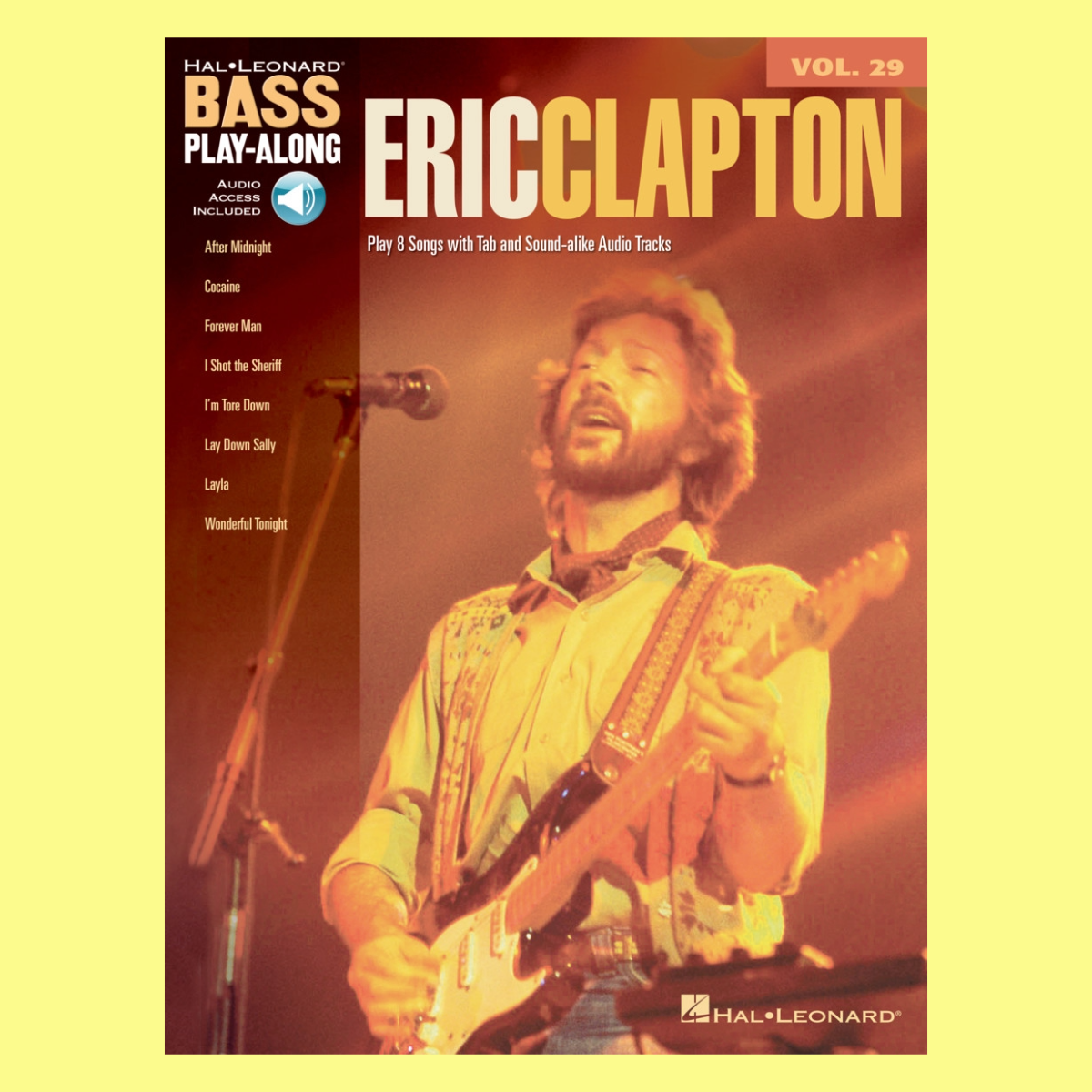 Eric Clapton Bass Play Along Volume 29 Book/Ola