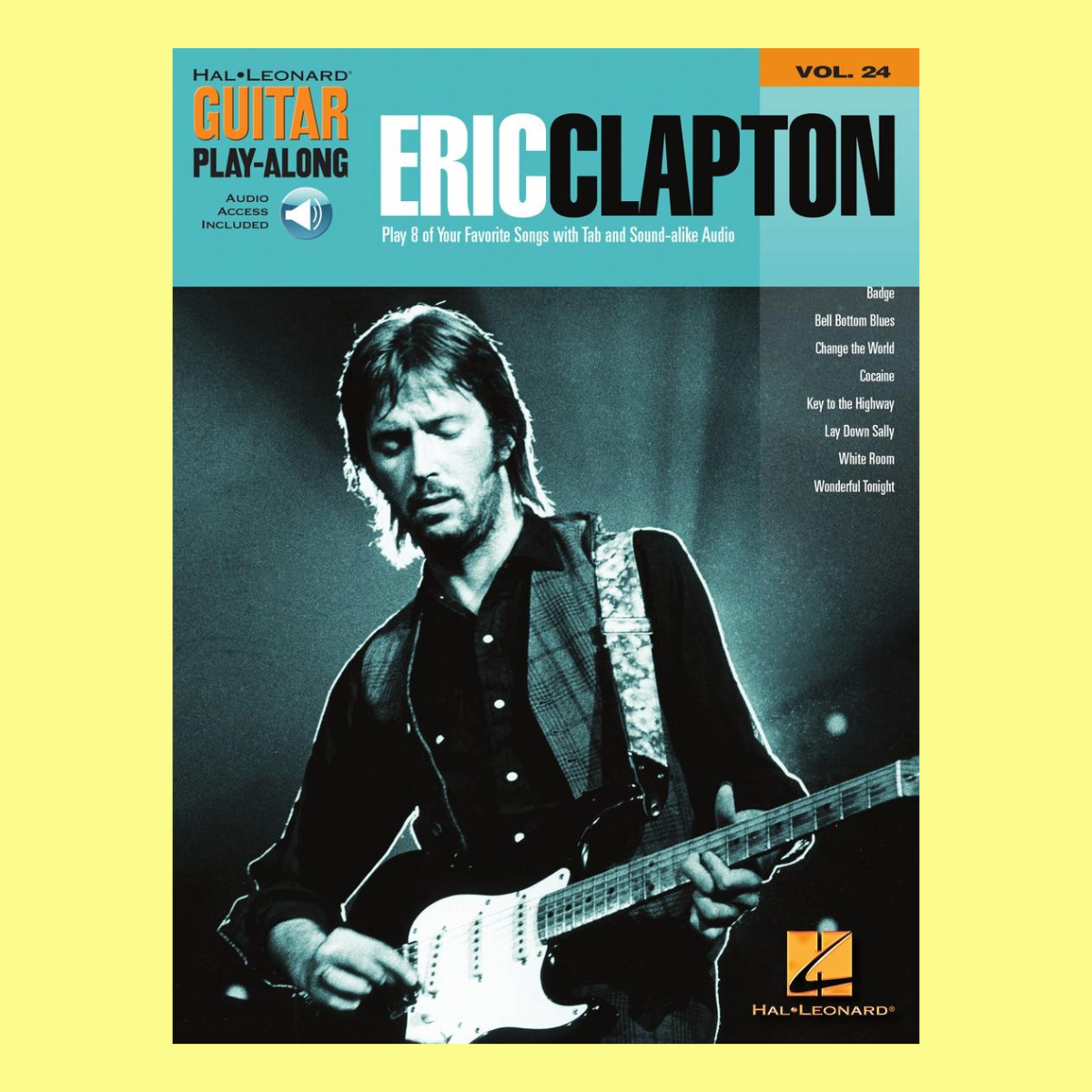 Eric Clapton Guitar Play Along Volume 24 Book/Ola