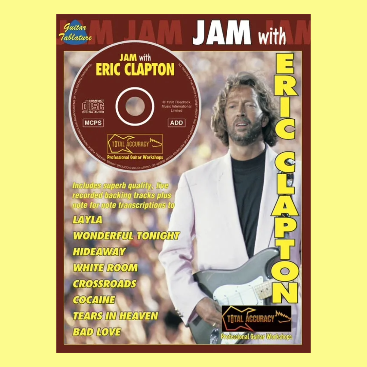 Jam With Eric Clapton - Guitar Tab Book/Cd