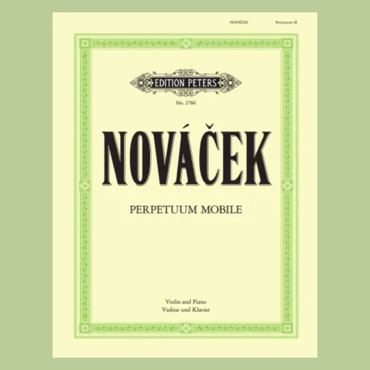 Novacek - Perpetuum Mobile For Violin with Piano Accompaniment