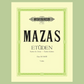 Mazas - Etudes Op 36 Volume 3 18 Virtuoso Studies Violin Book