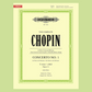 Chopin - Concerto No 1 Op 11 E Minor - 2 Piano 4 Hands Book (Urtext Edition)