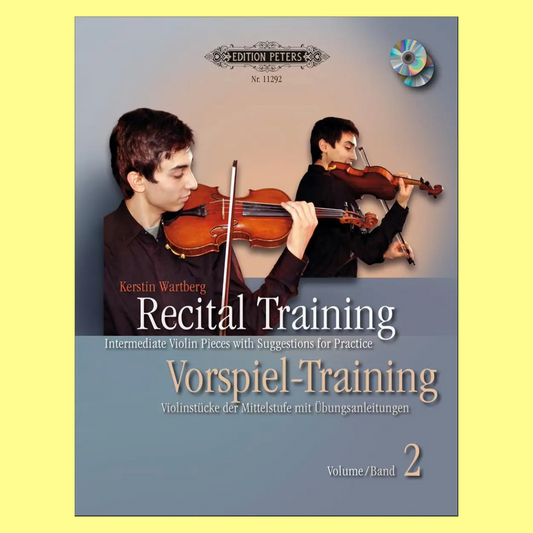 Recital Training For Violin Volume 2 Book/Cd (Intermediate)