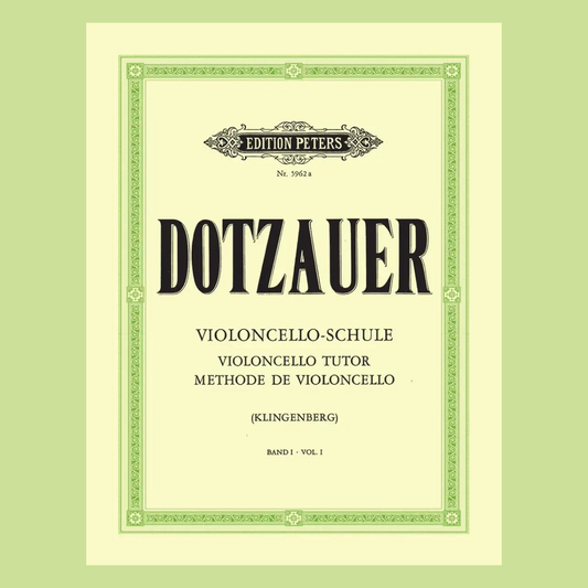 Fredrich Dotzauer - Cello Tutor Volume 1 Book