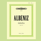 Isaac Albeniz - Espana Op 165 For Piano Book