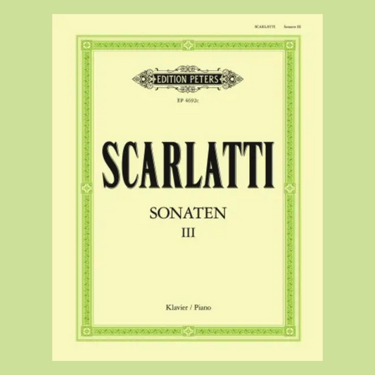 Scarlatti - 150 Sonatas Volume 3 For Piano Book